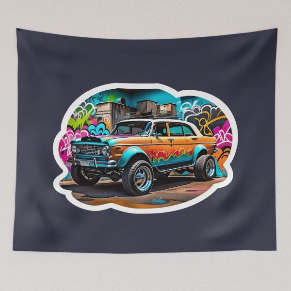 Item preview, Cool Graffiti Art Classic Vintage Car designed and sold by TheArtOfPat.