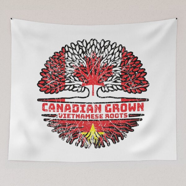 Item preview, Vietnamese Vietnam Canadian Canada Tree Roots Flag designed and sold by FlagX.