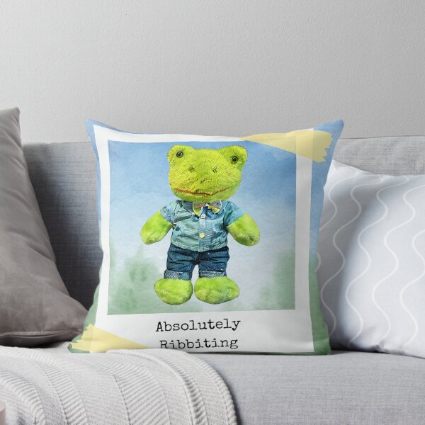 Item preview, Build A Frog Watercolor Art Absolutely Ribbiting designed and sold by CrystalWillette.