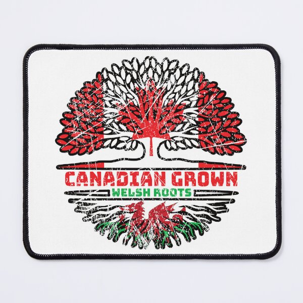 Item preview, Welsh Wales Canadian Canada Tree Roots Flag designed and sold by FlagX.