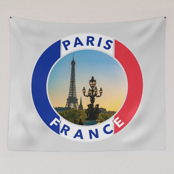 Item preview, Paris, France Round Emblem designed and sold by travelwitheric.