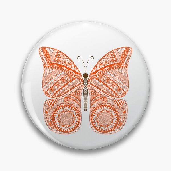 Item preview, Patterned Butterfly designed and sold by ZigZagsAndAuras.
