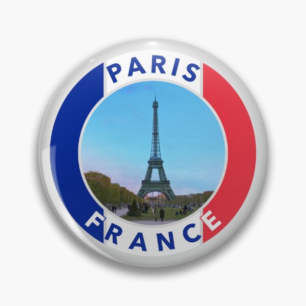 Item preview, Paris, France Round Emblem designed and sold by travelwitheric.