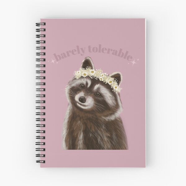 Item preview, Barely Tolerable Raccoon designed and sold by TheDaisyArchive.
