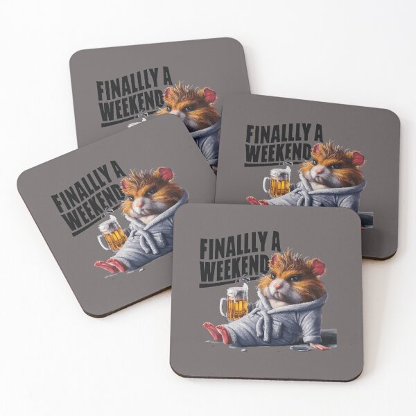 Item preview,  “Relax with my weekend offer: a cozy hamster with a steaming mug of beer!” designed and sold by Gadget80.