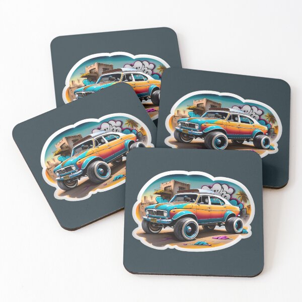 Artikelvorschau, Cool Graffiti Art Classic Vintage Car entworfen und verkauft von TheArtOfPat.