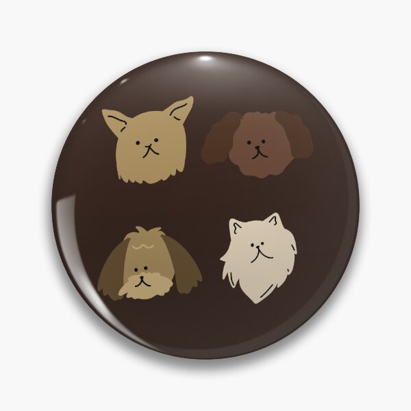 Item preview, Illustration Set with 4 Dog Breeds - Cartoon Style designed and sold by RM-Journey.