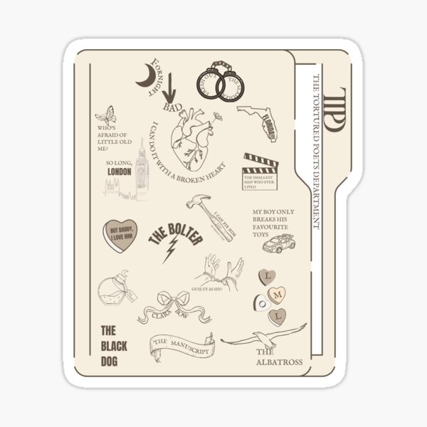 Artikel-Vorschau von Taylor Swift - TTPD - Songliste, designt und verkauft von inthelightstore.
