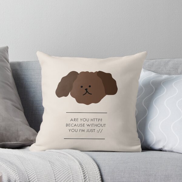 Item preview, Are you http? because without you i'm just :// | Cute Dog Cartoon Style designed and sold by RM-Journey.