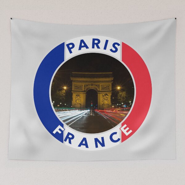 Item preview, Paris, France Round Emblem designed and sold by travelwitheric.