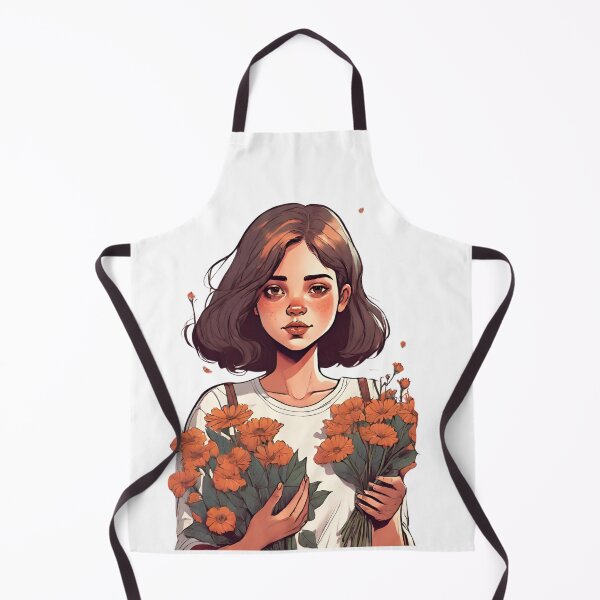 Item preview, Natural Beauty: Girl Holding Flowers designed and sold by Anyistore.