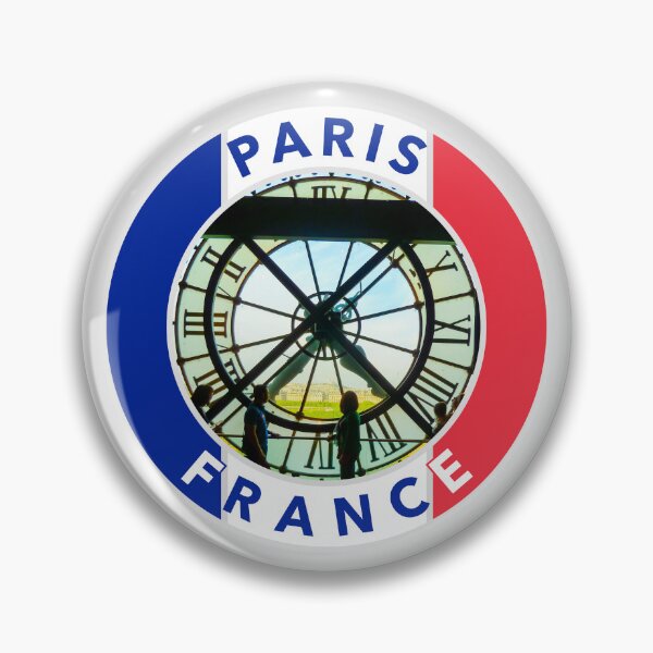 Item preview, Paris, France Round Emblem designed and sold by travelwitheric.