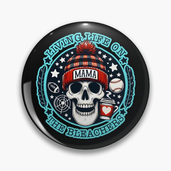 Item preview, Baseball Mama Living Life On The Bleachers designed and sold by WoodburyLake.