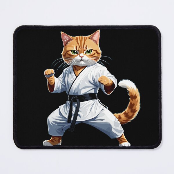 Item preview, Karate Kitty designed and sold by Raging Woody Designs.
