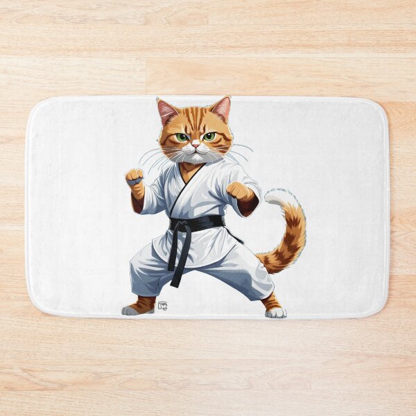 Item preview, Karate Kitty designed and sold by Raging Woody Designs.