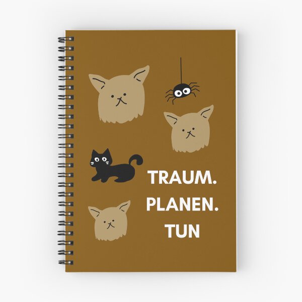 Item preview, TRÄUME. PLAN. TUE | Cute Dog Cartoon Style designed and sold by RM-Journey.