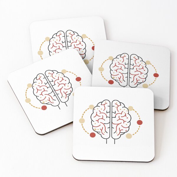 Item preview, A brain with ideas in motion designed and sold by Rosa Elena Albornoz Mendez.