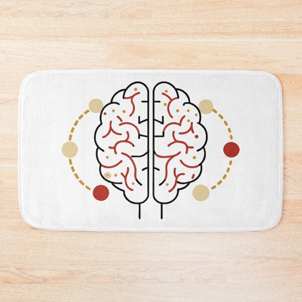 Item preview, A brain with ideas in motion designed and sold by Rosa Elena Albornoz Mendez.