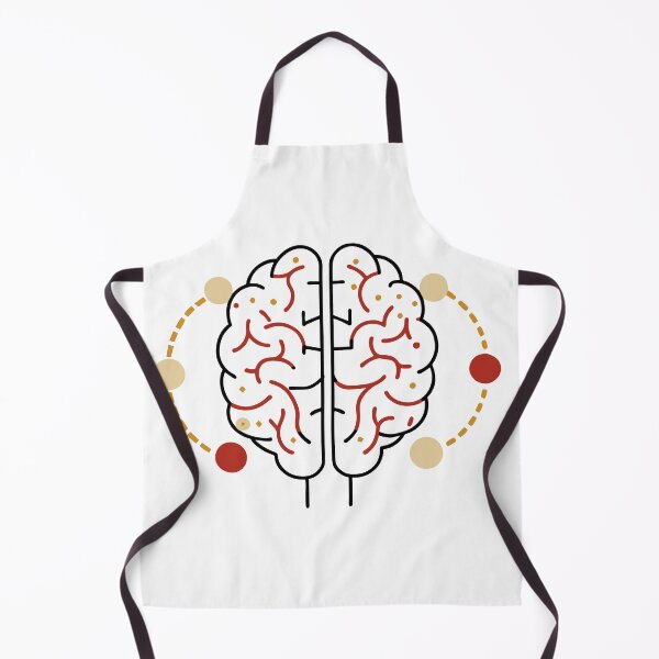 Item preview, A brain with ideas in motion designed and sold by Rosa Elena Albornoz Mendez.