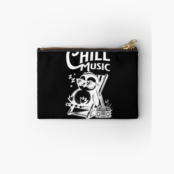 Item preview, CHILL OUT MUSIC  - Chillax Penguin (white) designed and sold by Discothreadz.