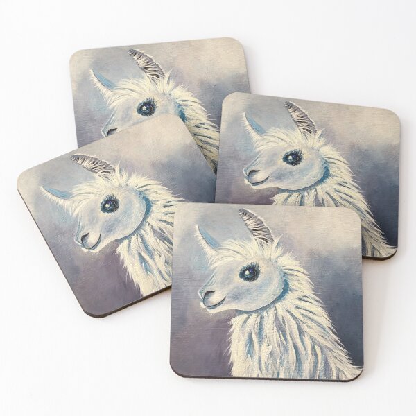 Item preview, Llama Majesty original painting  designed and sold by norascorner.