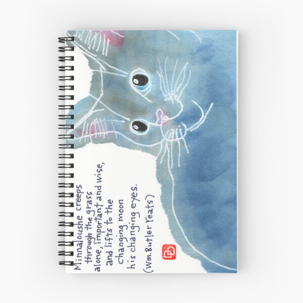 Item preview, Cat Eyes in Moonlight designed and sold by dosankodebbie's etegami world.