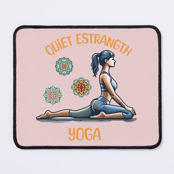 Item preview, Calm strength practicing Yoga designed and sold by santiagoml.
