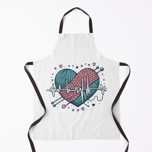 Item preview, Knitting Heartbeat Sewing Lovers Wool Crochet Needlework designed and sold by Stick-Artistry.