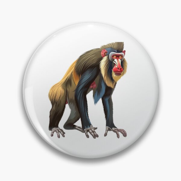 Item preview, Mandrill Portrait with Vivid Features designed and sold by NatureSyllabus.