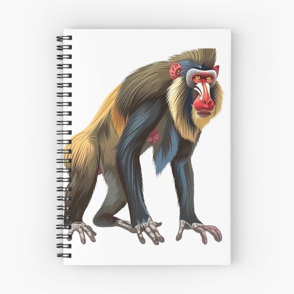 Item preview, Mandrill Portrait with Vivid Features designed and sold by NatureSyllabus.