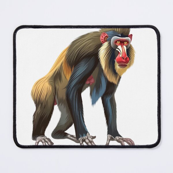Item preview, Mandrill Portrait with Vivid Features designed and sold by NatureSyllabus.