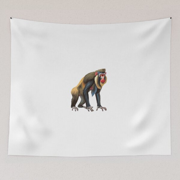Item preview, Mandrill Portrait with Vivid Features designed and sold by NatureSyllabus.