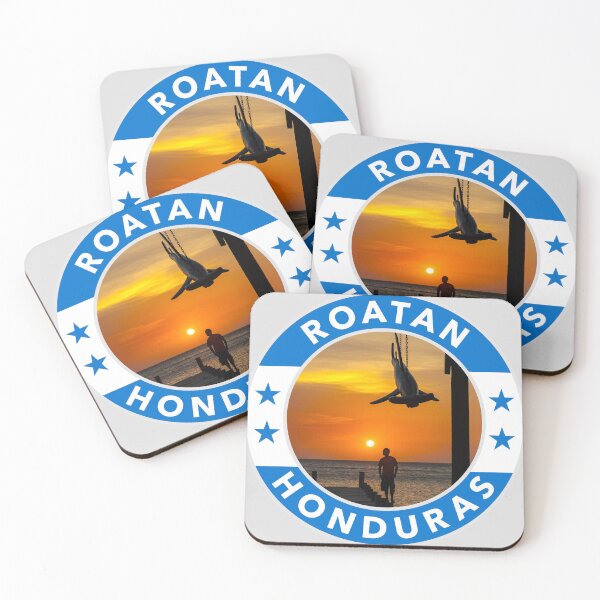 Item preview, Roatan, Honduras Round Emblem designed and sold by travelwitheric.