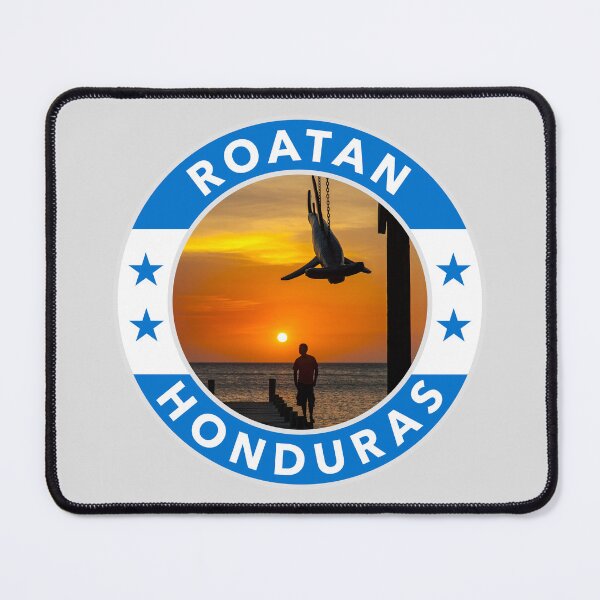 Item preview, Roatan, Honduras Round Emblem designed and sold by travelwitheric.