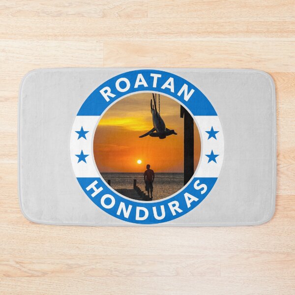 Item preview, Roatan, Honduras Round Emblem designed and sold by travelwitheric.
