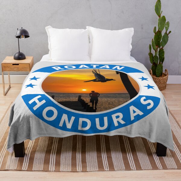 Item preview, Roatan, Honduras Round Emblem designed and sold by travelwitheric.