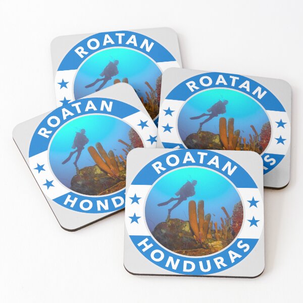Item preview, Roatan, Honduras Round Emblem designed and sold by travelwitheric.
