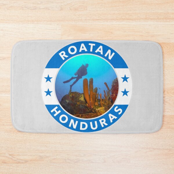 Item preview, Roatan, Honduras Round Emblem designed and sold by travelwitheric.