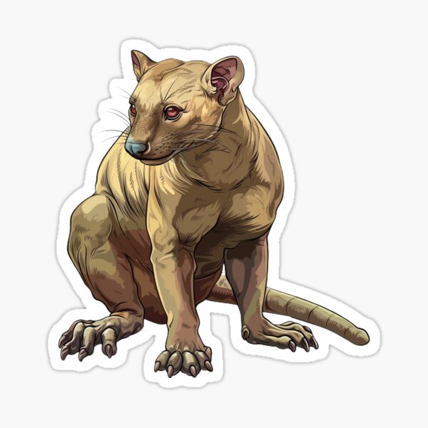 Item preview, Enigmatic Fossa in Natural Habitat designed and sold by NatureSyllabus.