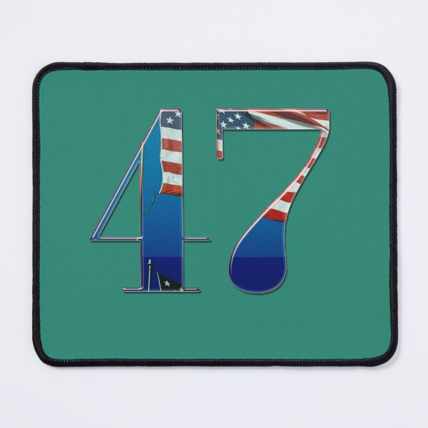 Item preview, NUMBER 47 WITH UUSS FLAG designed and sold by solgel47.
