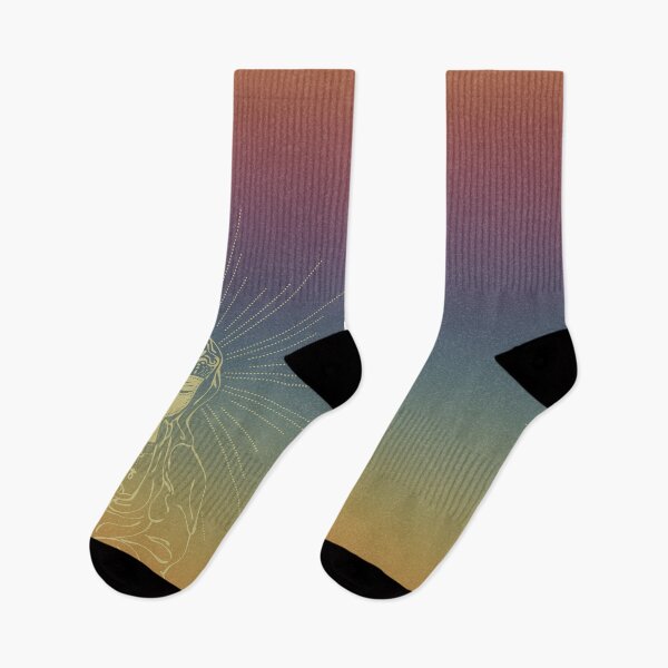 Item preview, Kuan Yin Sattva Minimal Edition - Rainbow Sunset + Gold designed and sold by Irene Estelle.