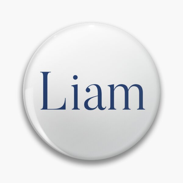 Aperçu de l'œuvre Autocollant de nom de Liam créée et vendue par PixelPrintPH.