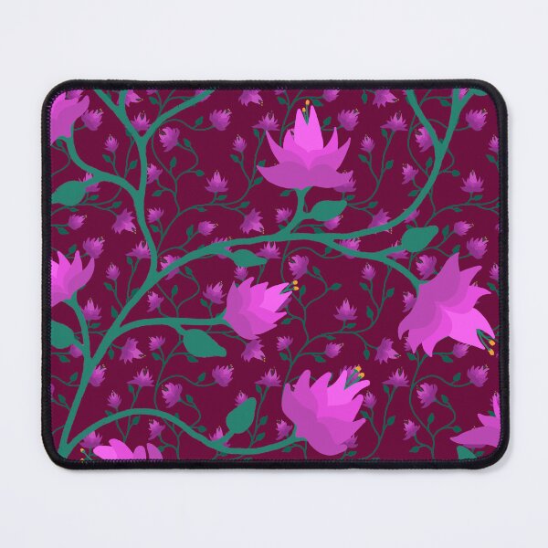Item preview, Tangled Vines and Flowers (Cranberry) designed and sold by AmberAzbell.