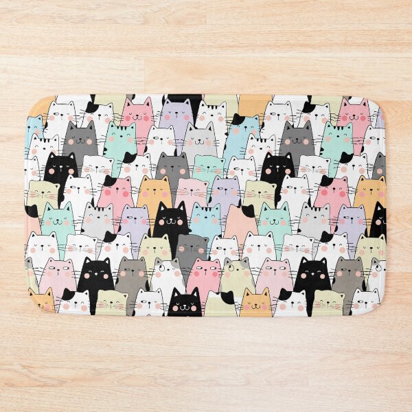 Item preview, meaw cute cats colorful designed and sold by mando24895.