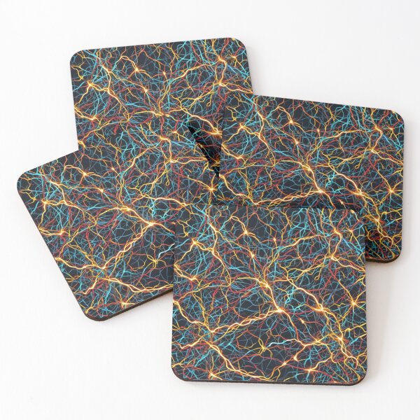 Item preview, Abstract Colorful Electricity Pattern designed and sold by calibrit.