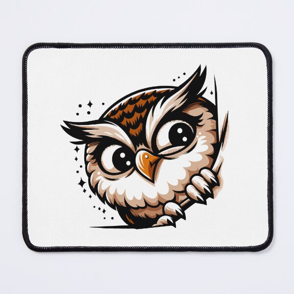 Item preview, Funny Cute Peek Owl designed and sold by Designowner.