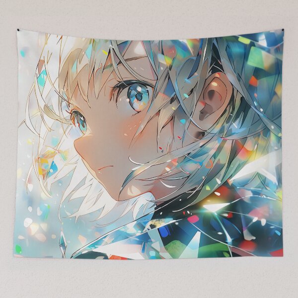 Item preview, Prismatic Facet Reflection Anime Girl designed and sold by bubblegoth.
