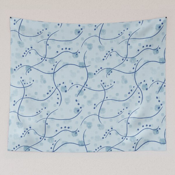 Item preview, Blue Waves: Fluid Dynamics designed and sold by HimmiL.