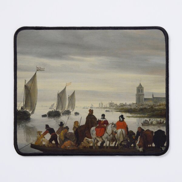 Item preview, Europe - Amsterdam, Salomon Van Ruysdael River Landscape designed and sold by Natasha Cusmanich.