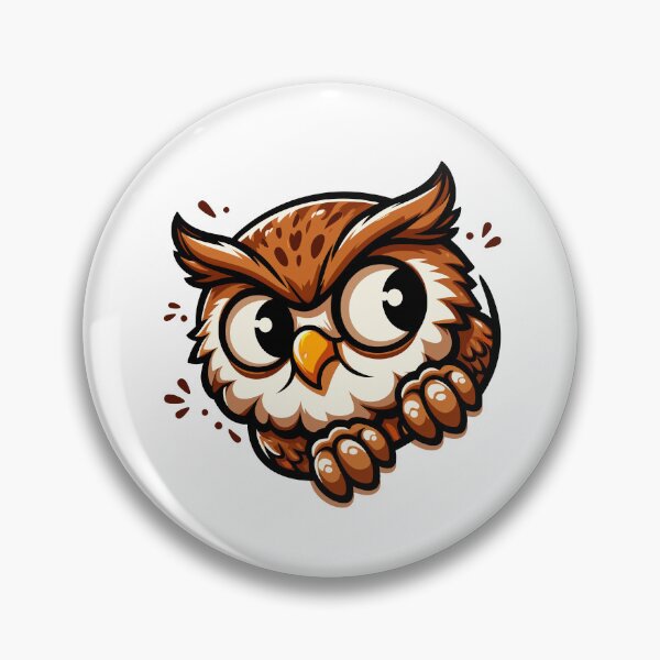 Item preview, Funny Cute Peek Owl designed and sold by Designowner.